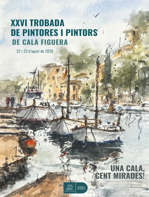 XXVI-TROBADA-DE-PINTORES-I-PINTORS-A-CALA-FIGUERA-SANTANYÍ-Dies-22-i-23-d’agost-de-2026
